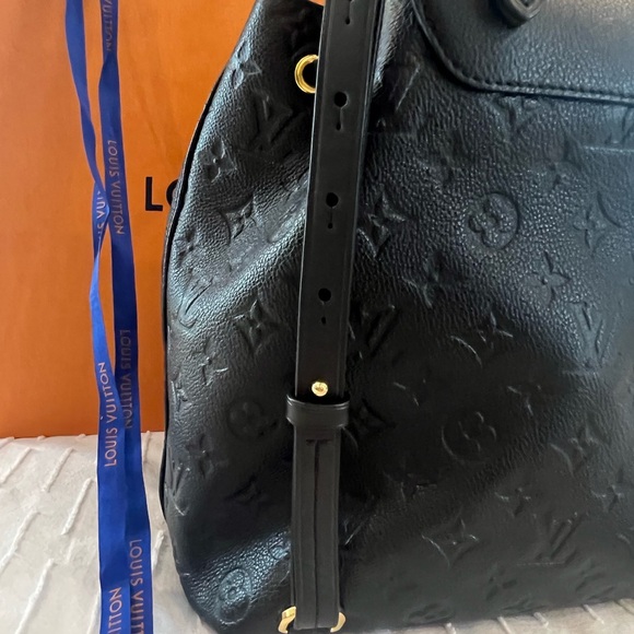 LOUIS VUITTON Black Monogram Empreinte Montsouris Backpack - Picture 6 of 16